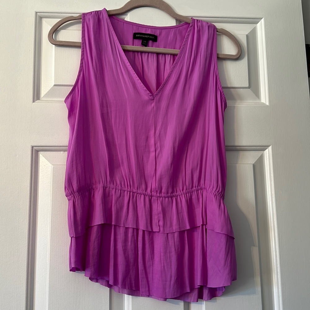 Banana Republic XS lilac pink blouse